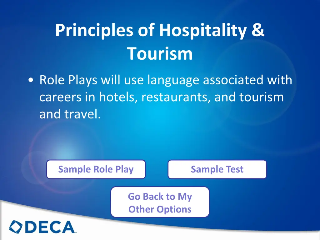 principles of hospitality tourism