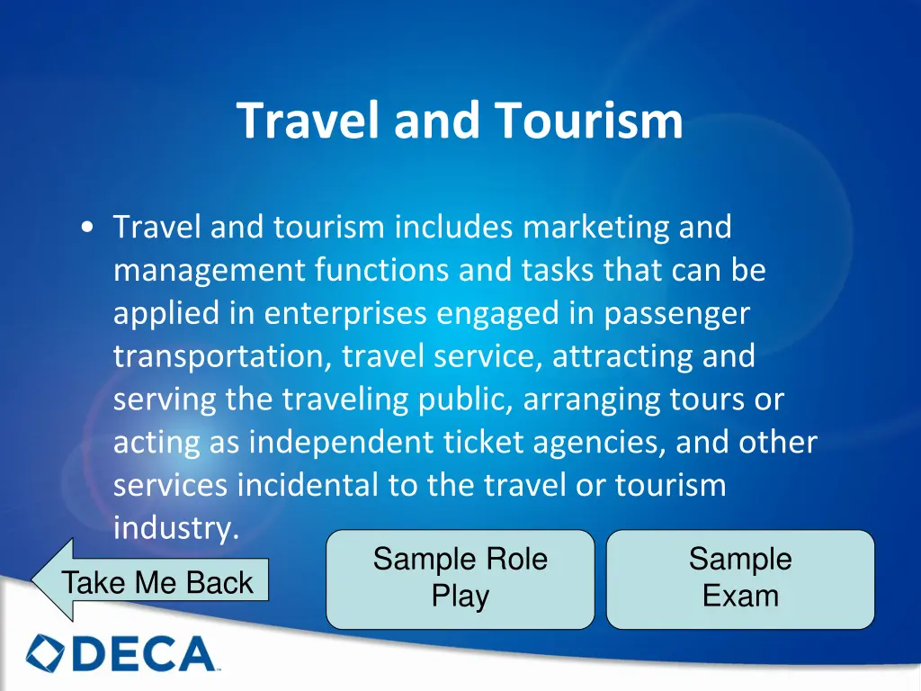travel and tourism