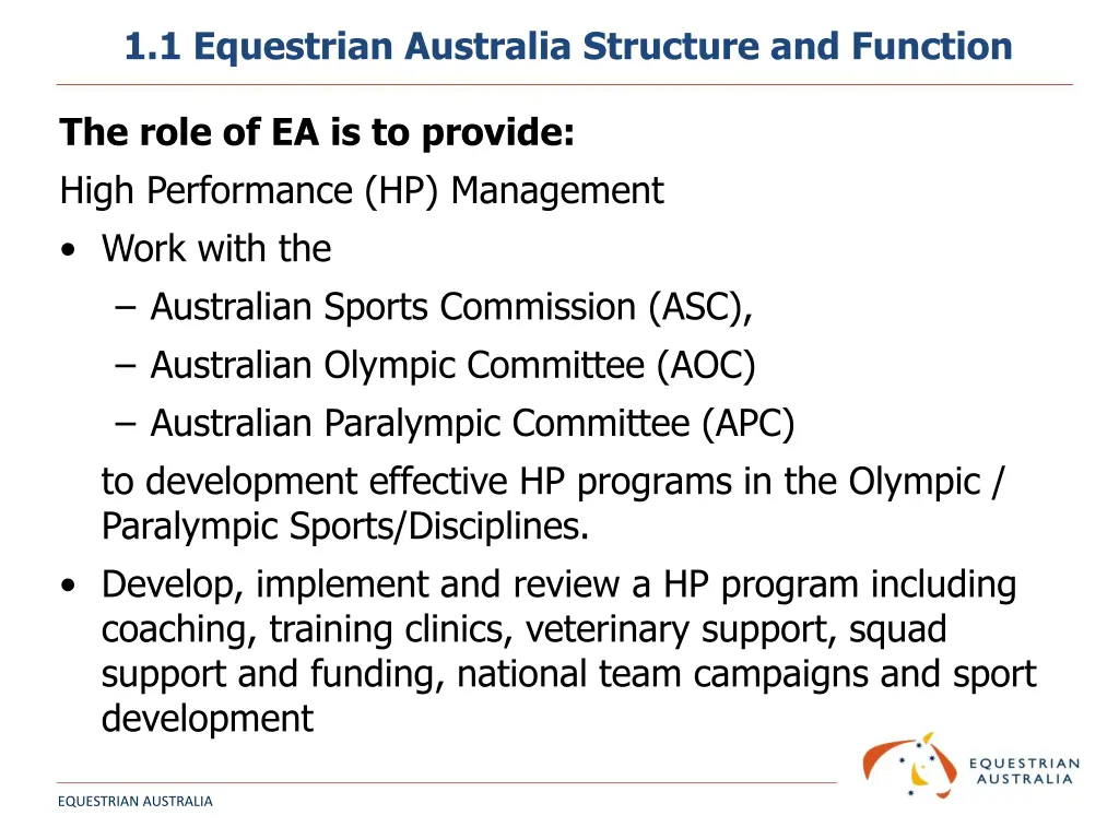 1 1 equestrian australia structure and function 5