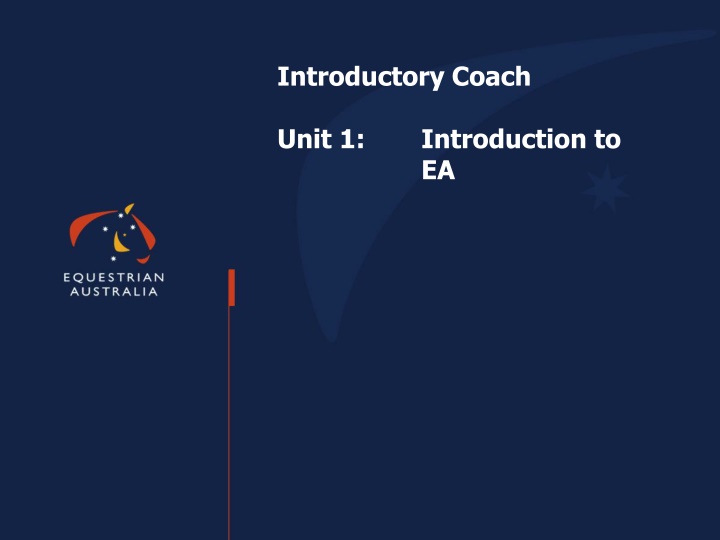 introductory coach