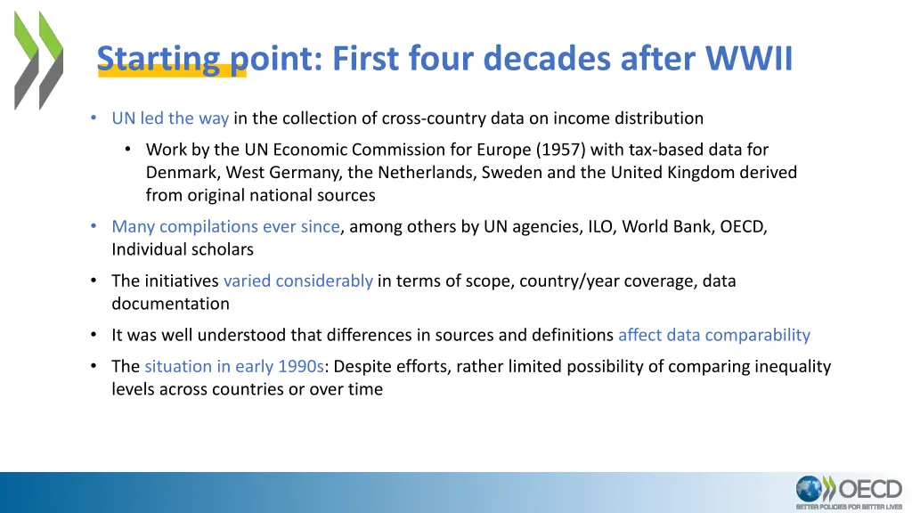 starting point first four decades after wwii