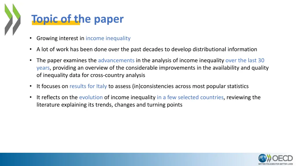 topic of the paper