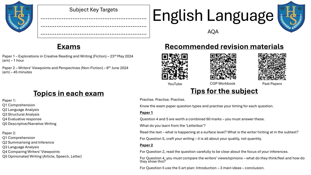 english language aqa