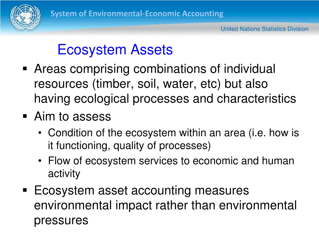system of environmental economic accounting 18