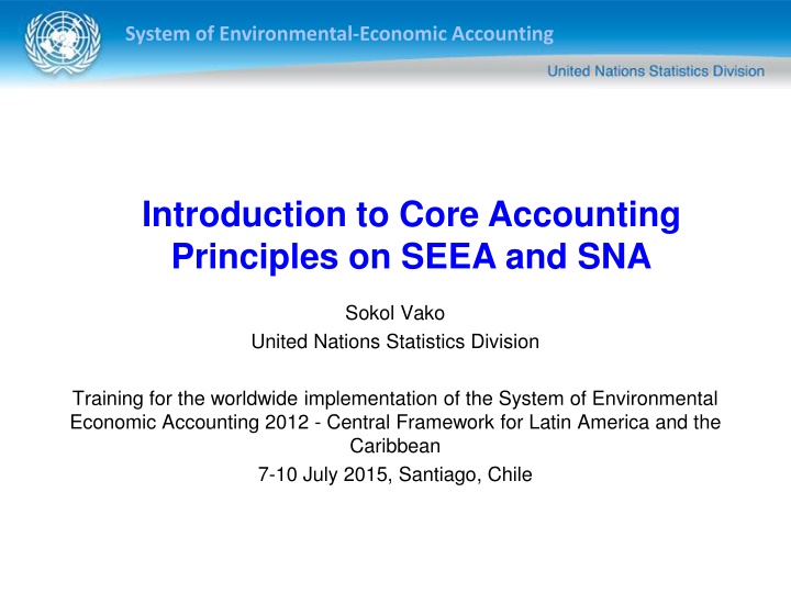 system of environmental economic accounting