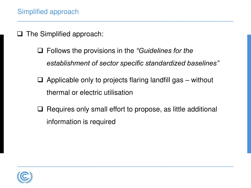 simplified approach
