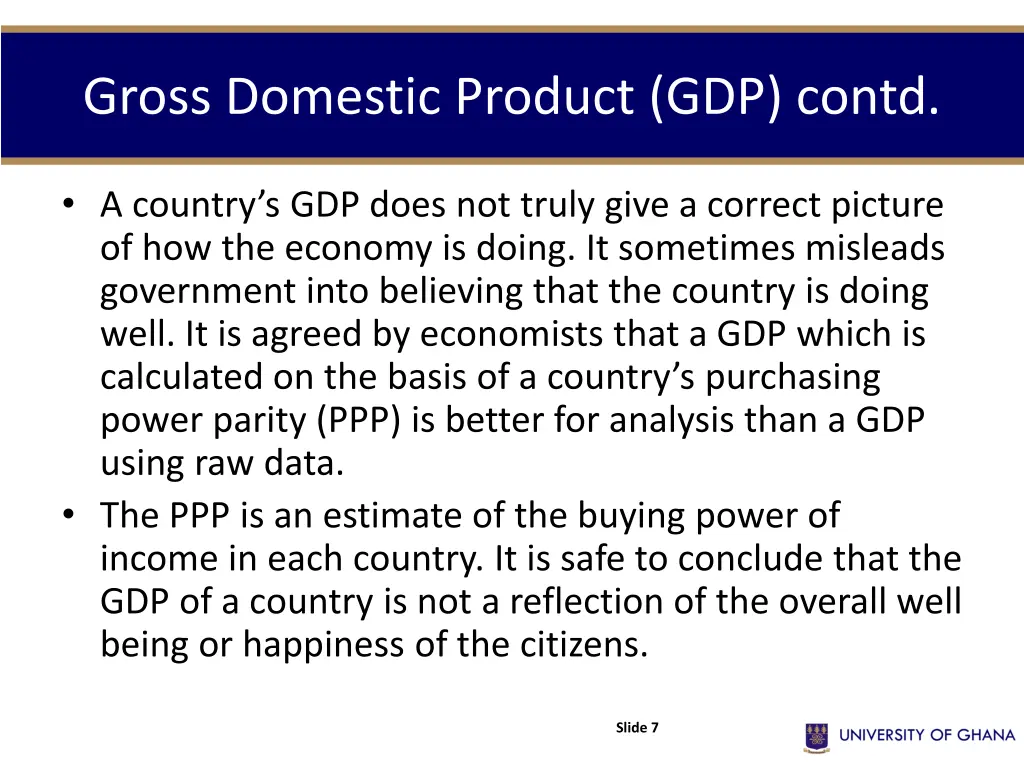 gross domestic product gdp contd