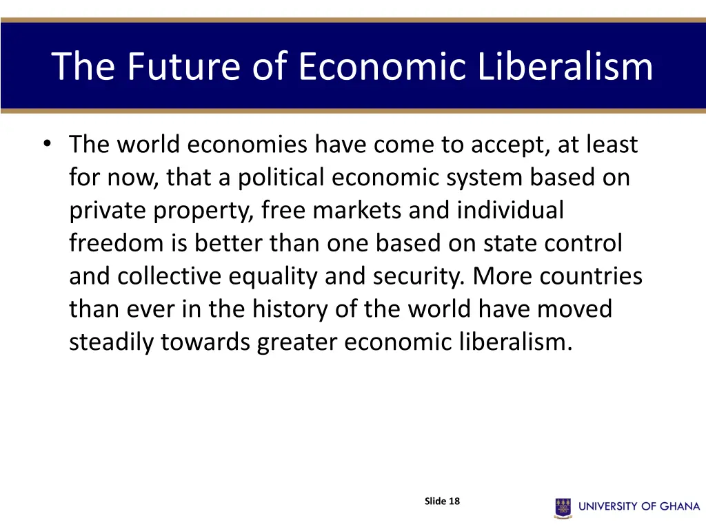 the future of economic liberalism