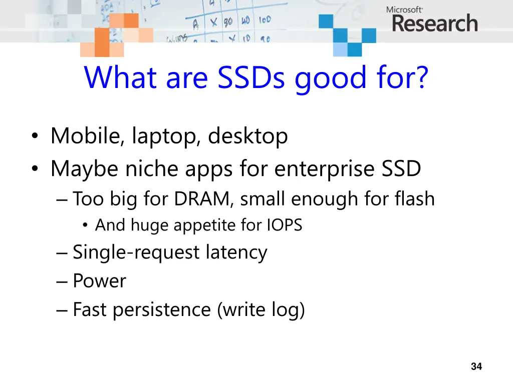 what are ssds good for