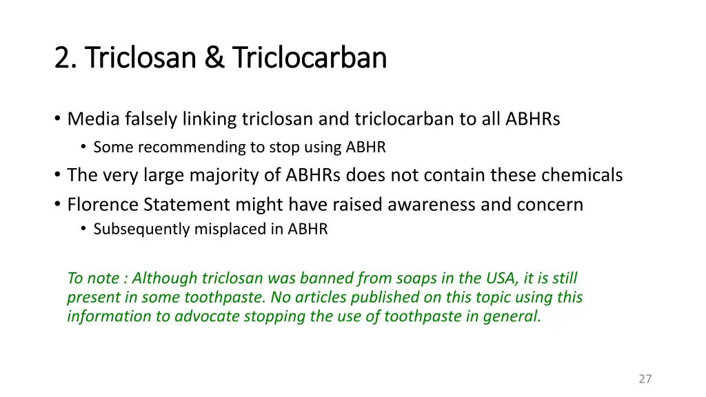 2 triclosan triclocarban 2 triclosan triclocarban