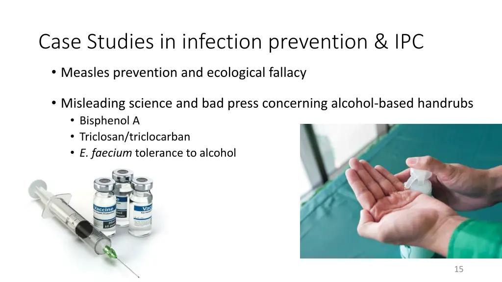 case studies in infection prevention ipc
