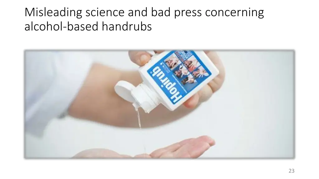 misleading science and bad press concerning