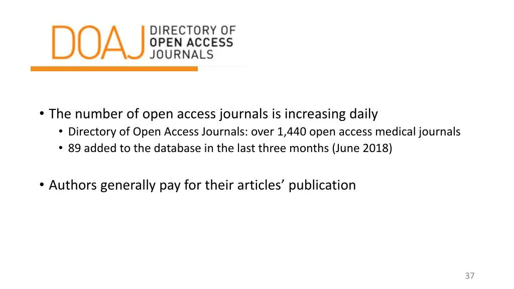 open access journals
