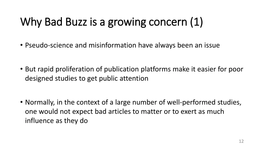 why bad buzz is a growing concern 1 why bad buzz