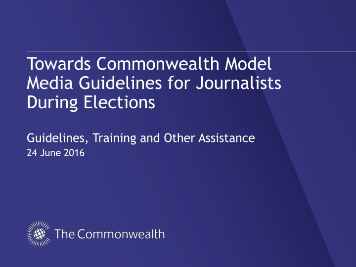 towards commonwealth model media guidelines