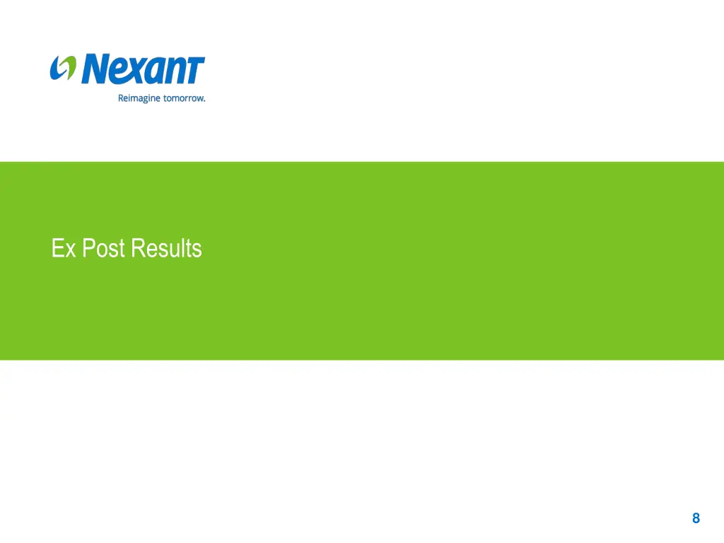 ex post results