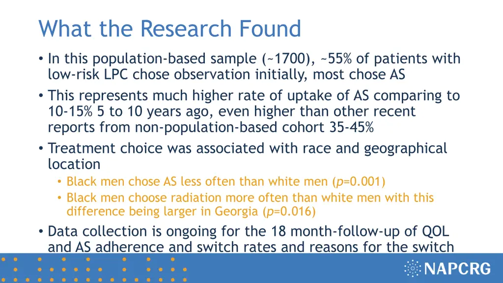what the research found