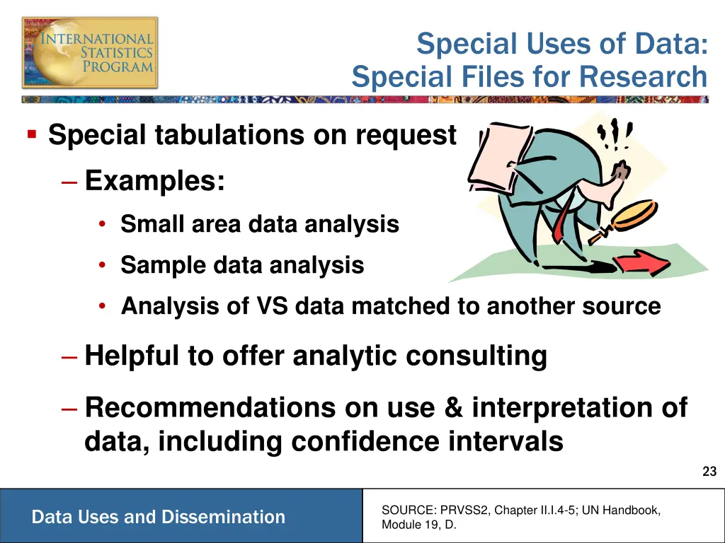 special uses of data special files for research 1