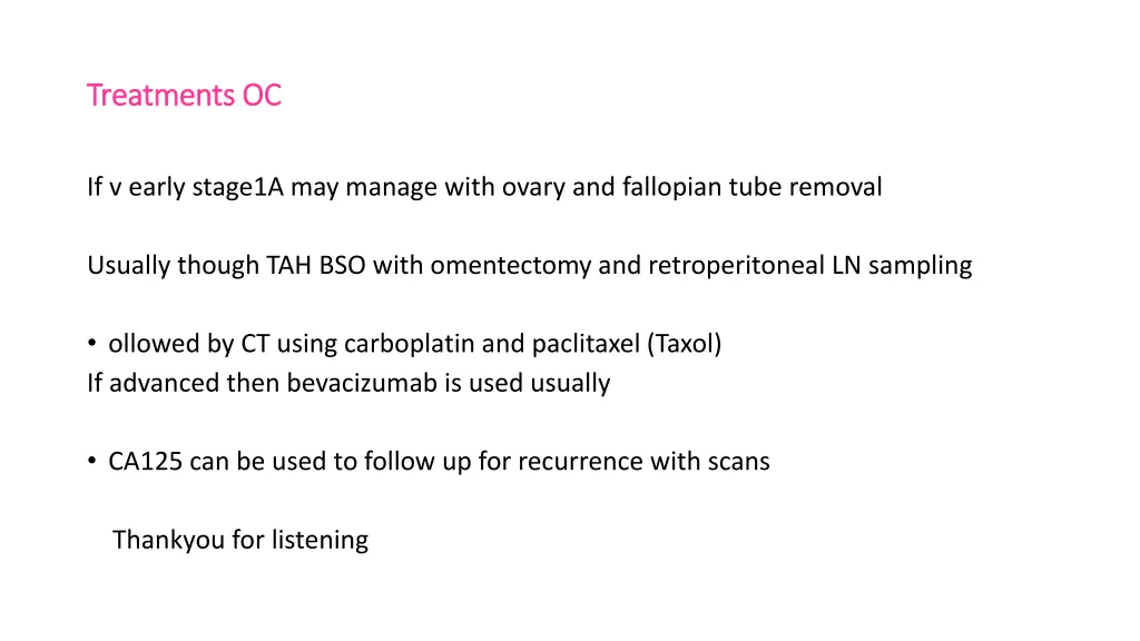 treatments oc treatments oc