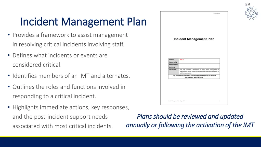 incident management plan incident management plan