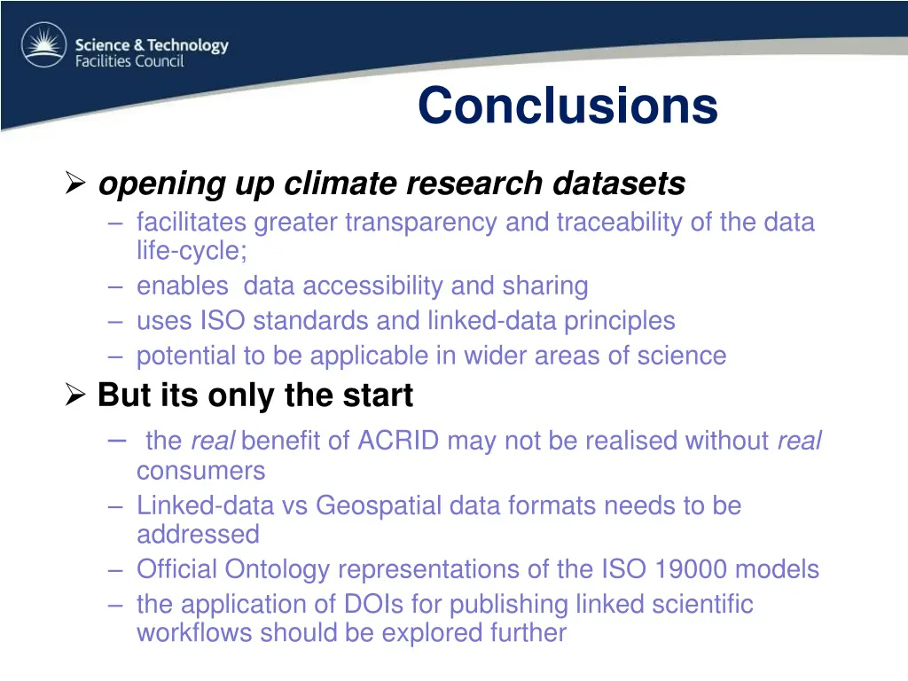 conclusions