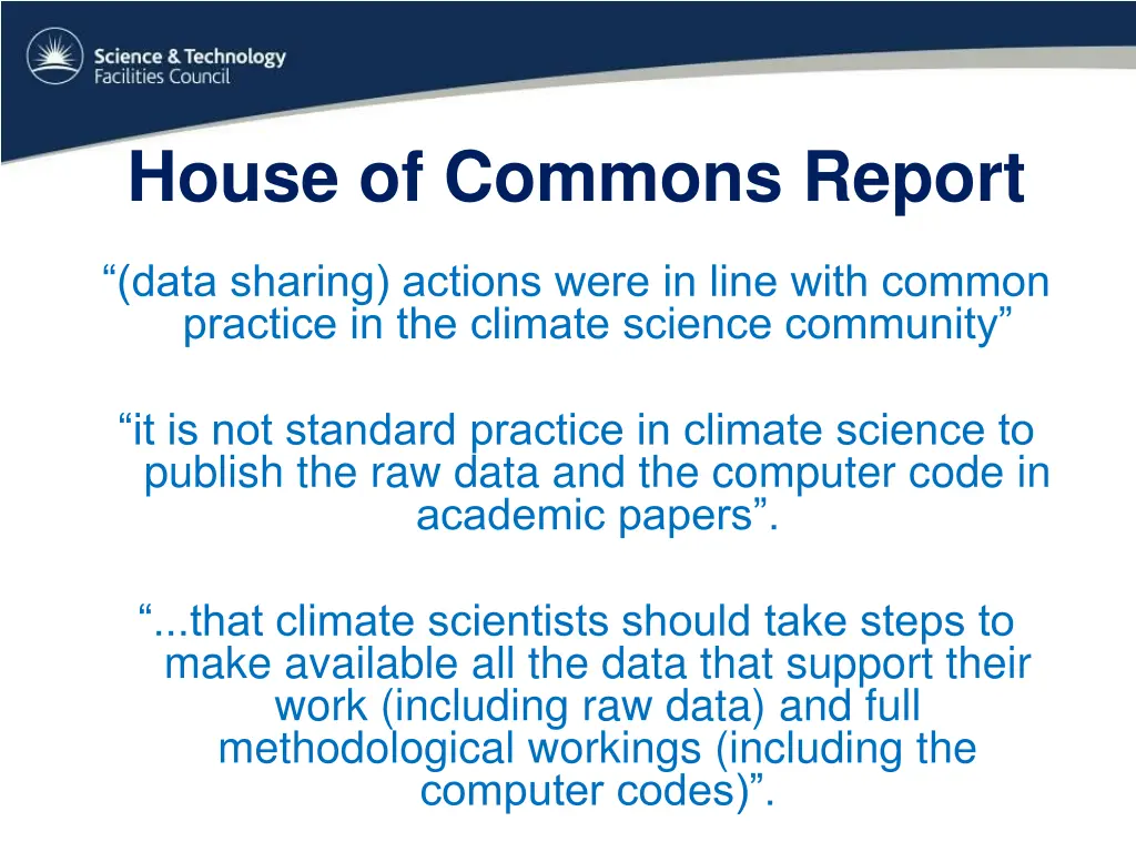 house of commons report