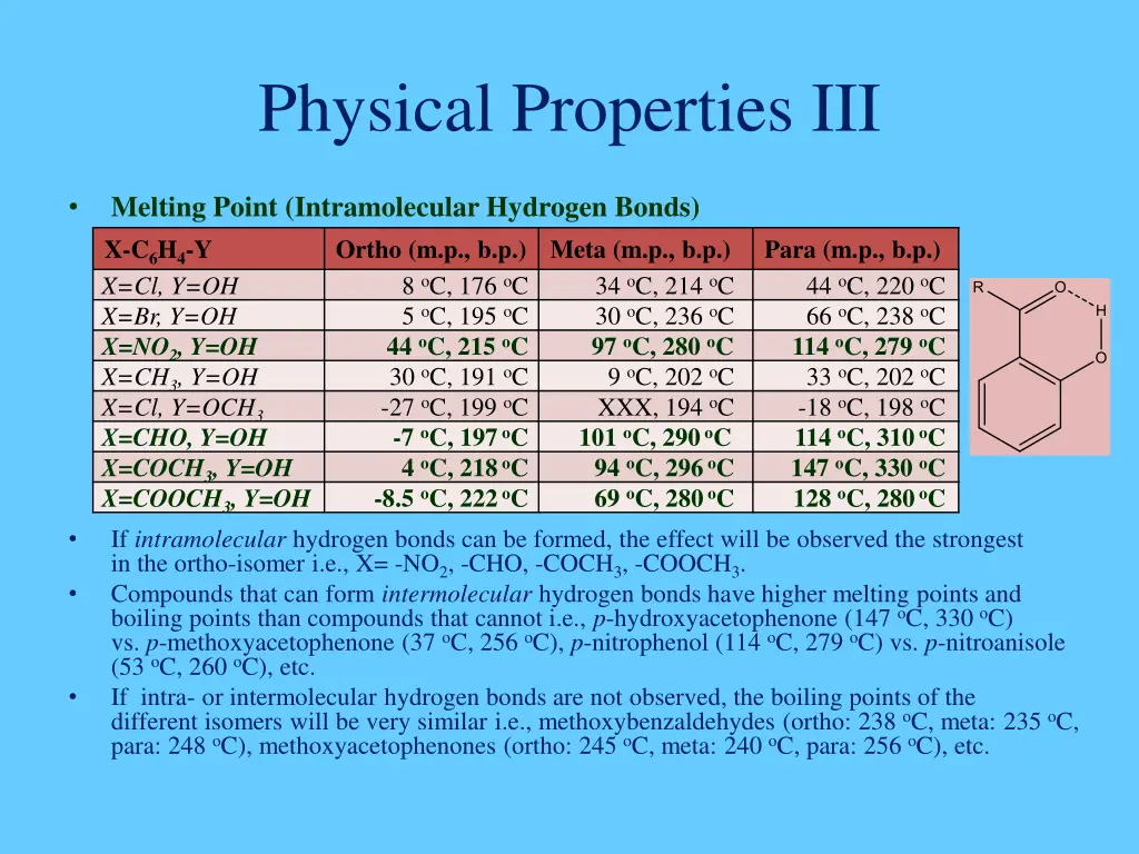 physical properties iii