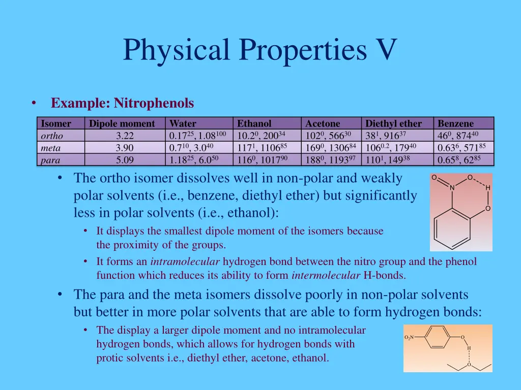 physical properties v