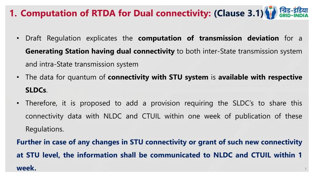 1 computation of rtda for dual connectivity