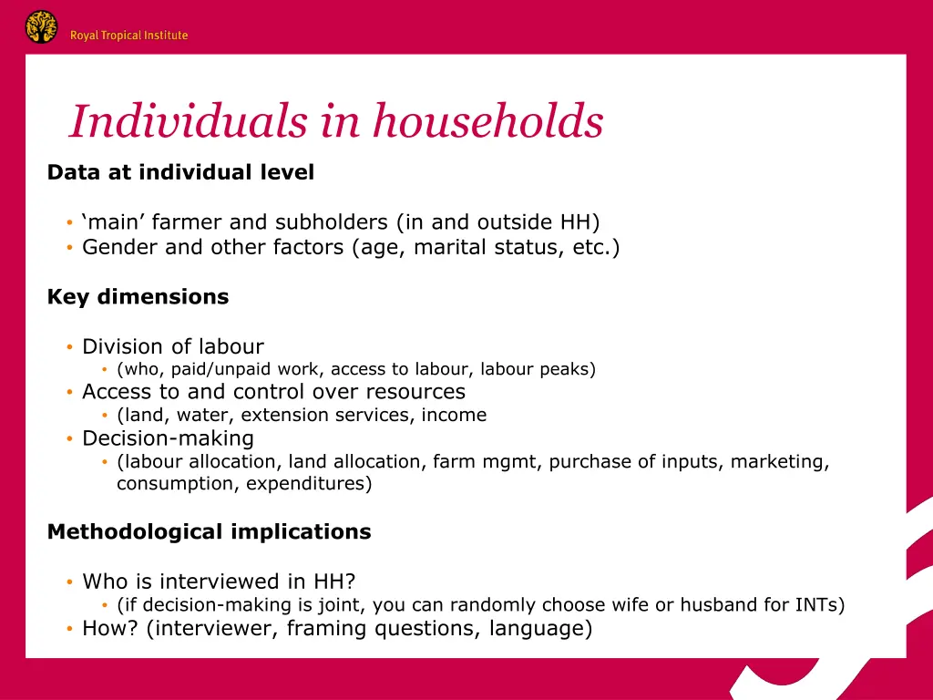 individuals in households