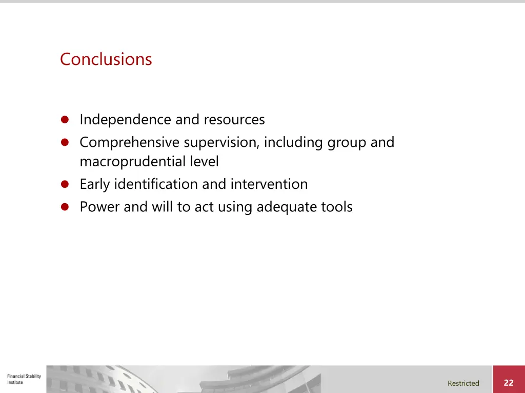 conclusions