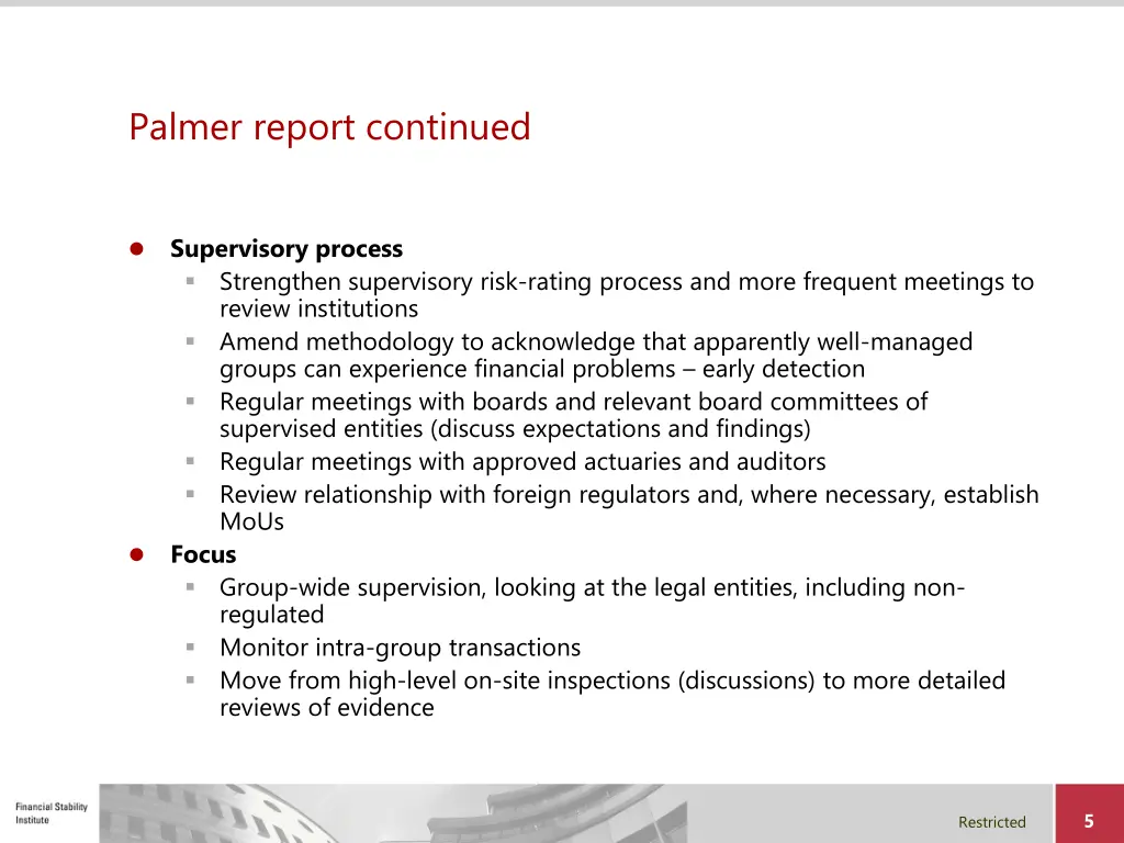 palmer report continued
