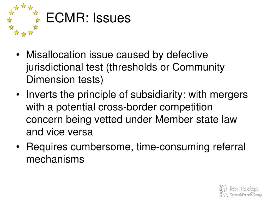 ecmr issues