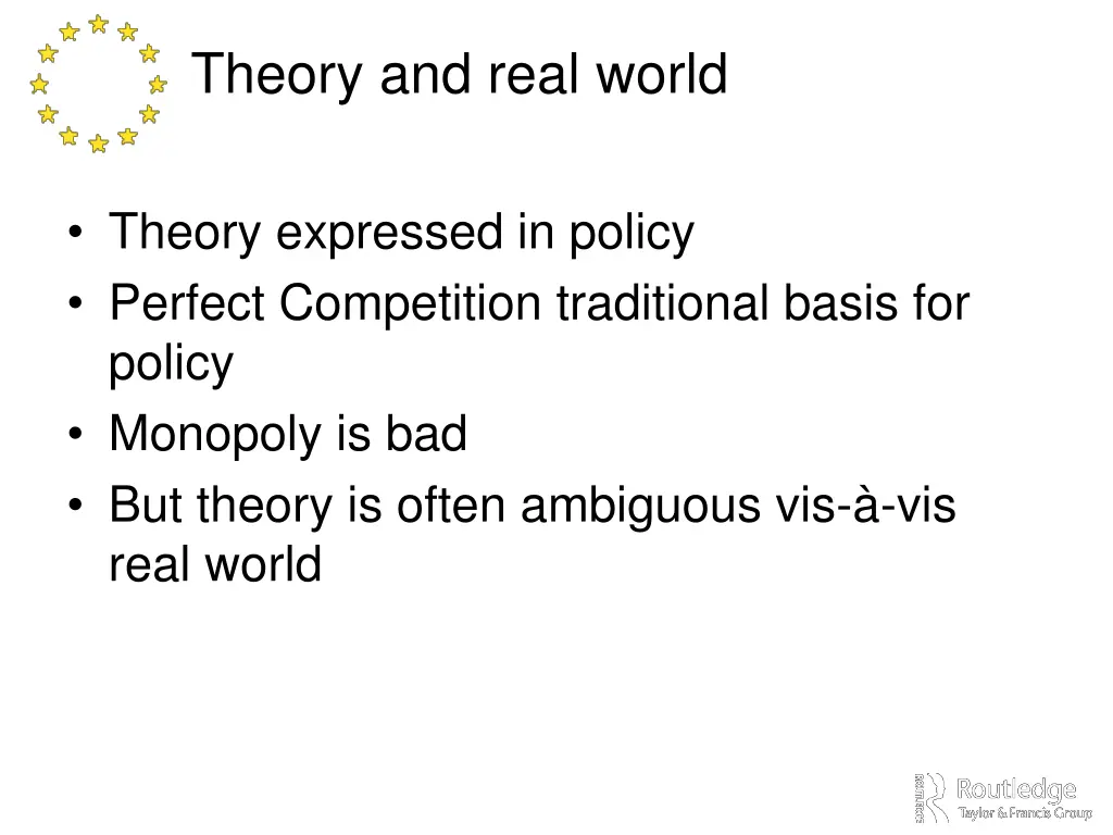 theory and real world