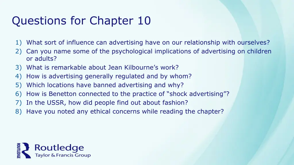 questions for chapter 10