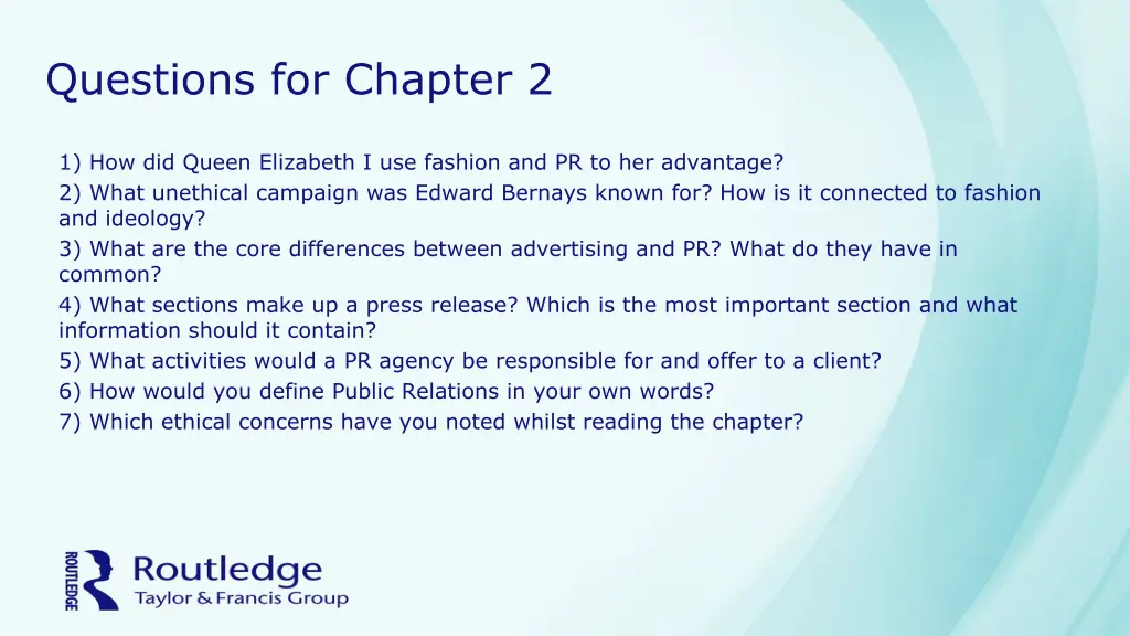 questions for chapter 2