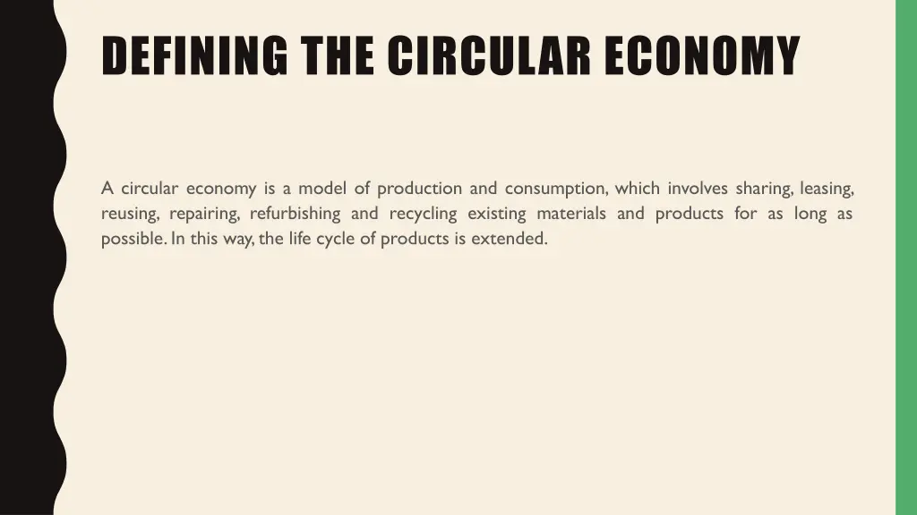 defining the circular economy