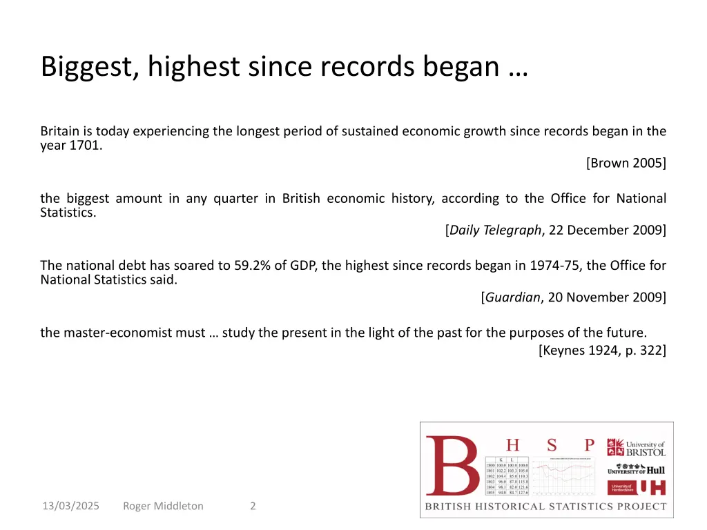 biggest highest since records began