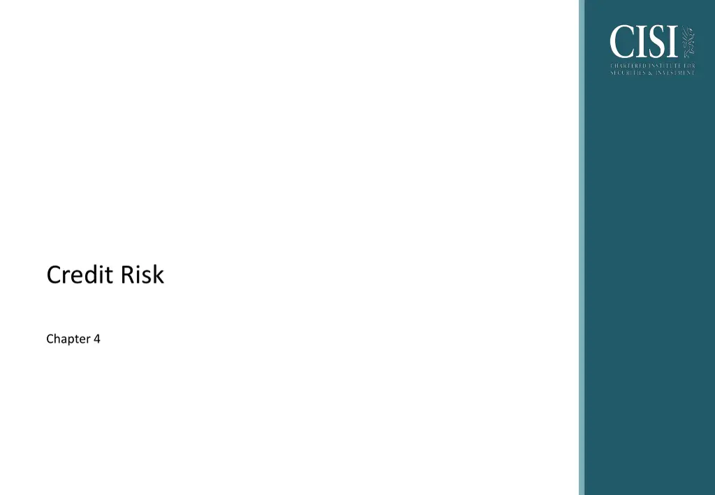 credit risk