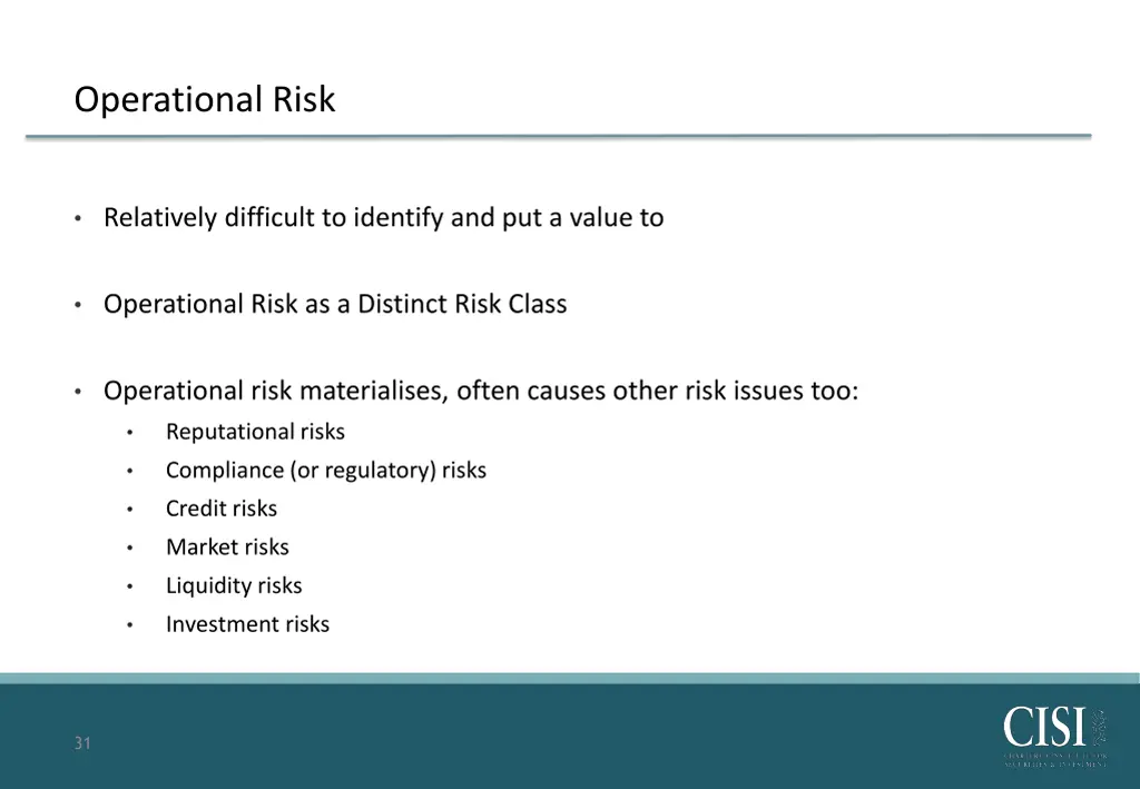 operational risk 1