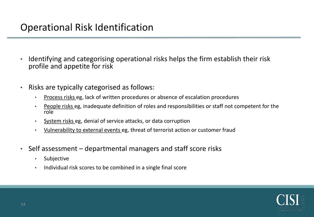 operational risk identification