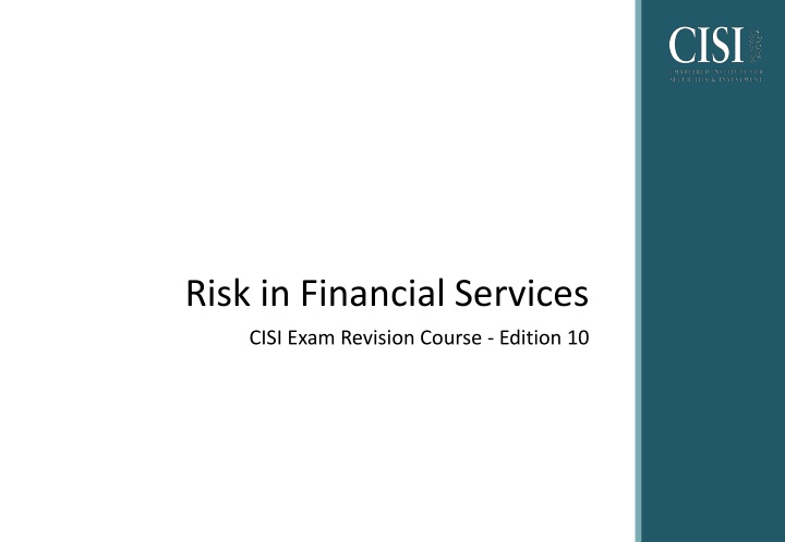 risk in financial services