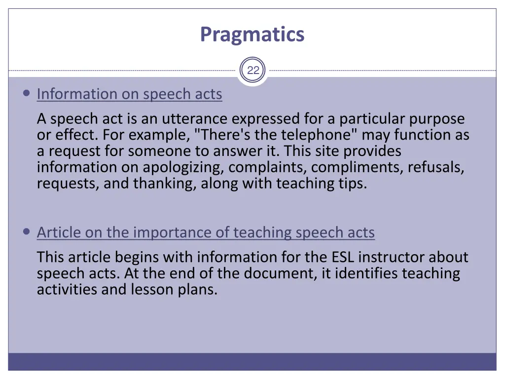 pragmatics