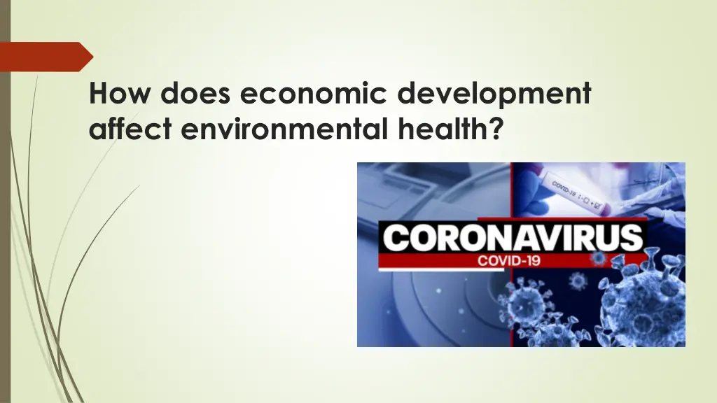 how does economic development affect