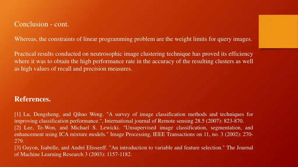 conclusion cont