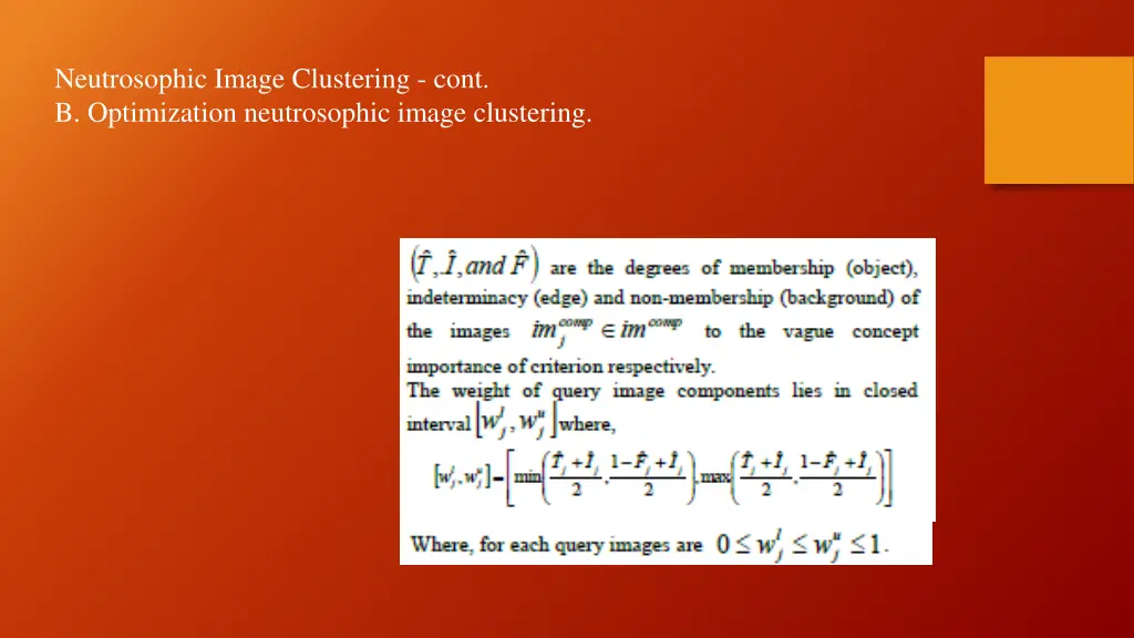 neutrosophic image clustering cont b optimization 6