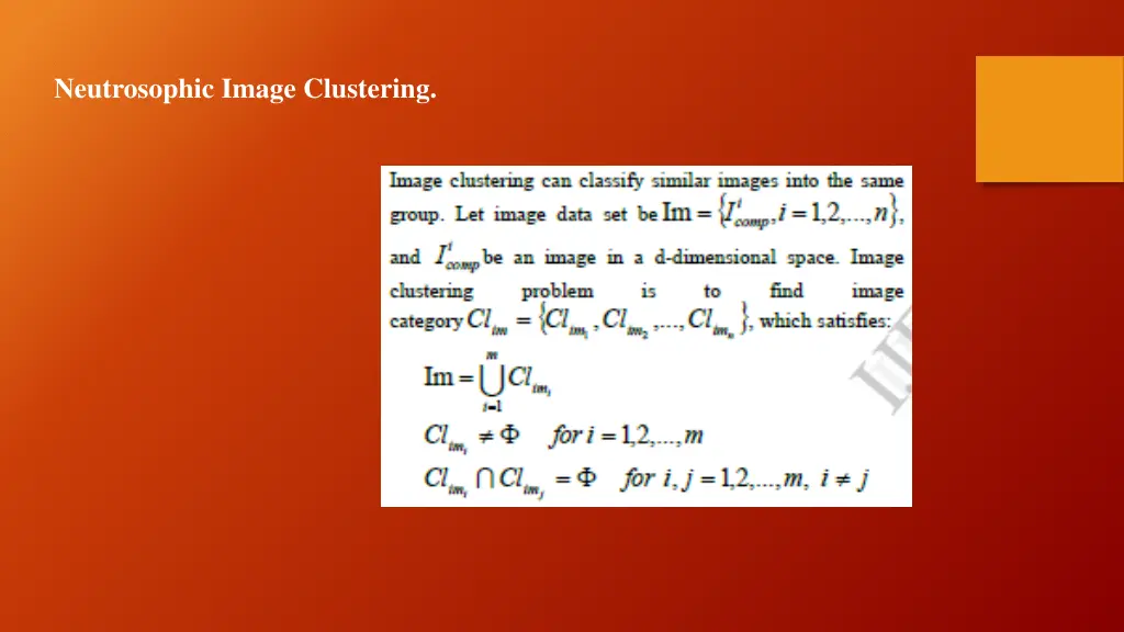 neutrosophic image clustering