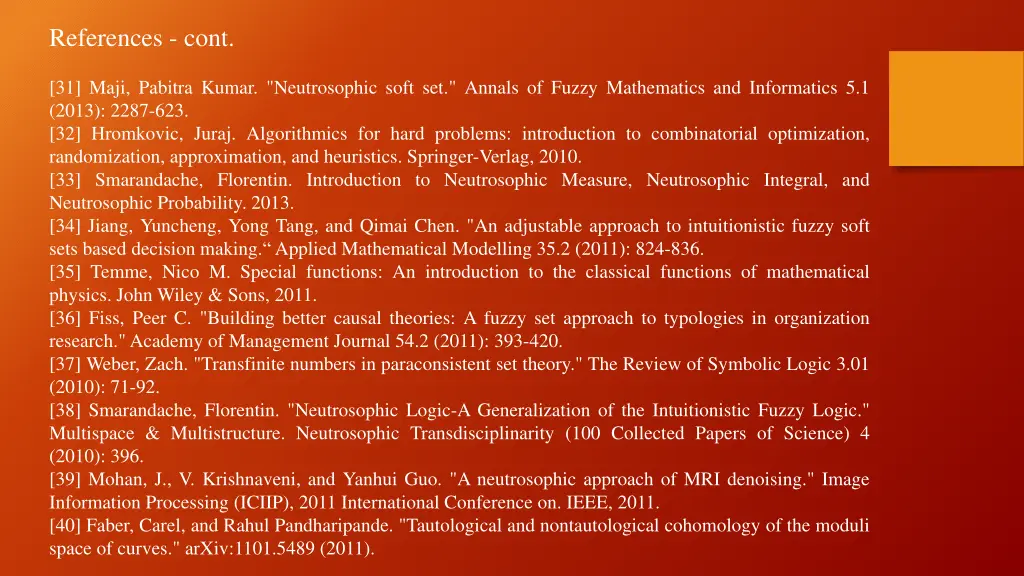 references cont 3
