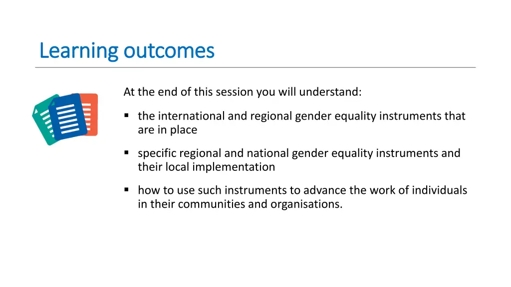 learning outcomes learning outcomes