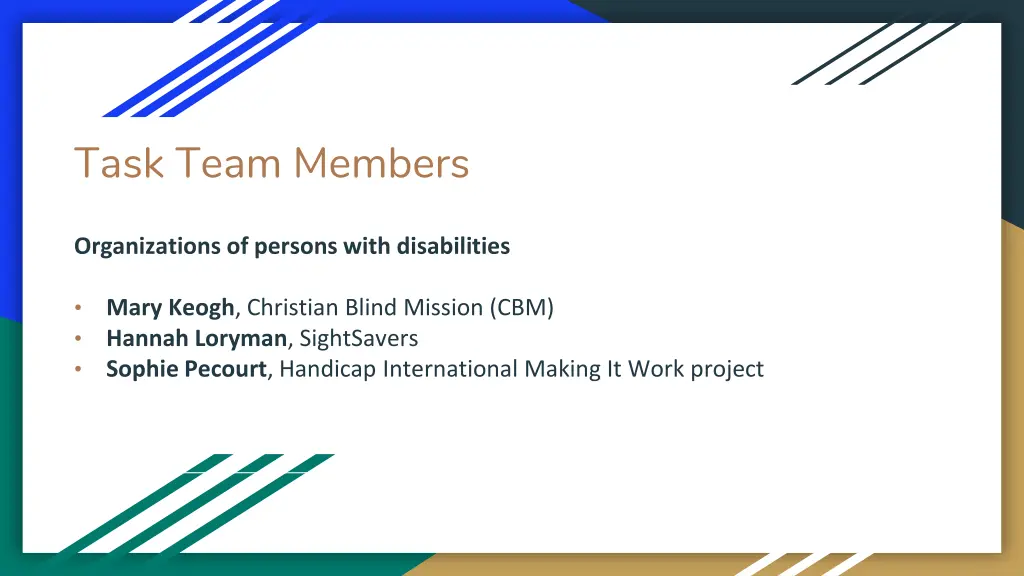 task team members 1